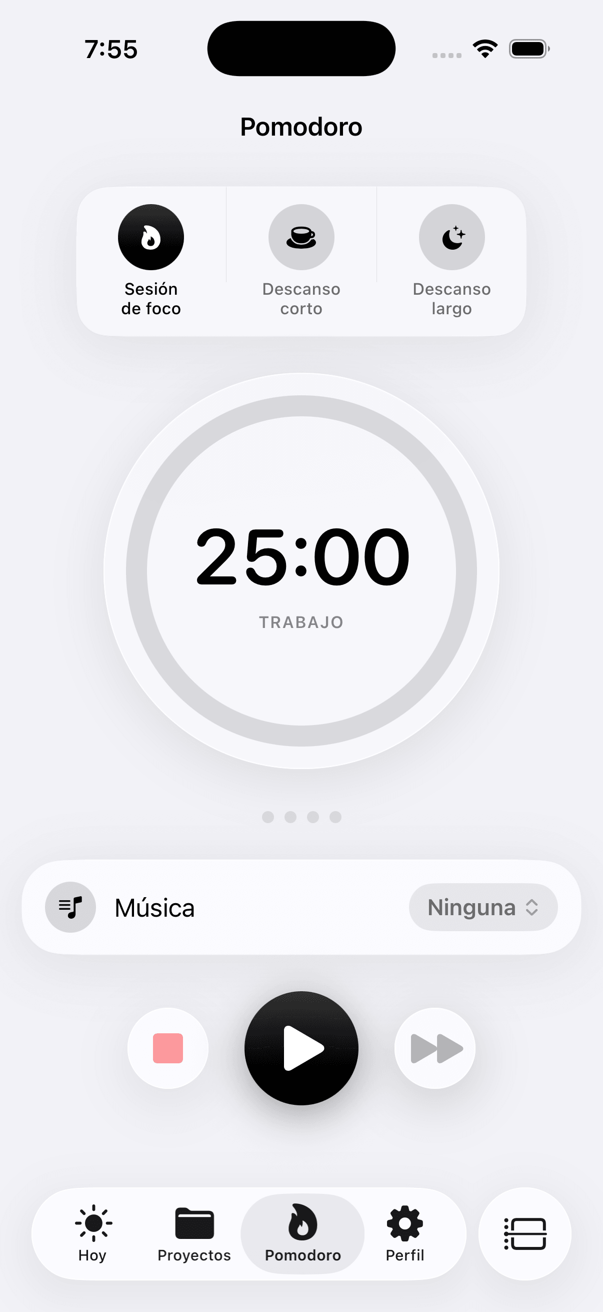 Temporizador pomodoro